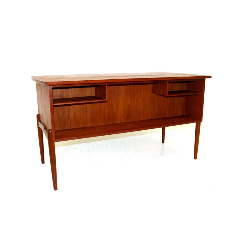 Vintage teak desk Denmark 1950s