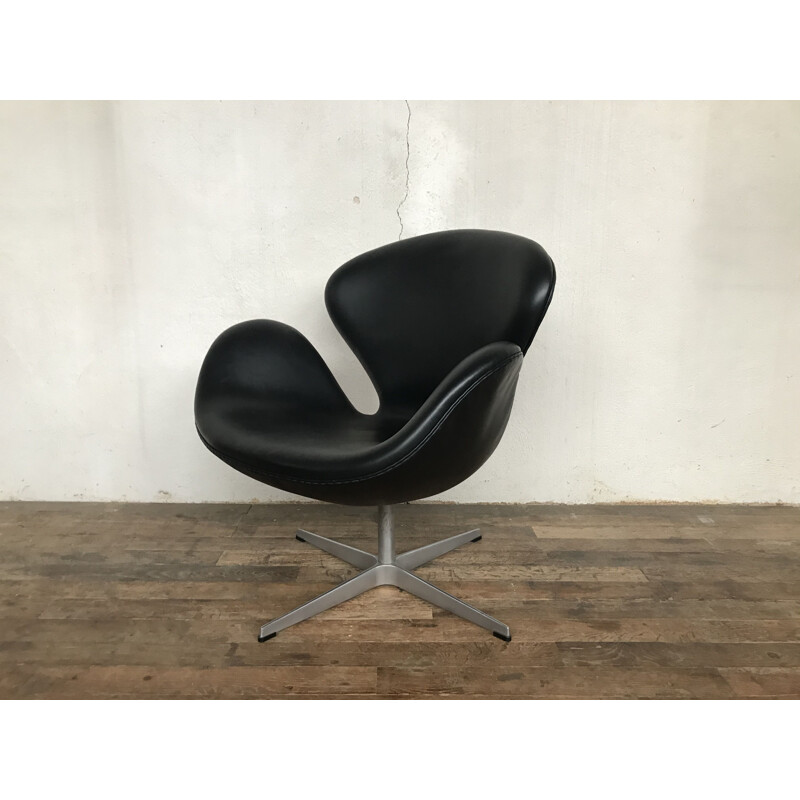 Fauteuil vintage Swan d'Arne Jacobsen pour Fritz Hansen 2002