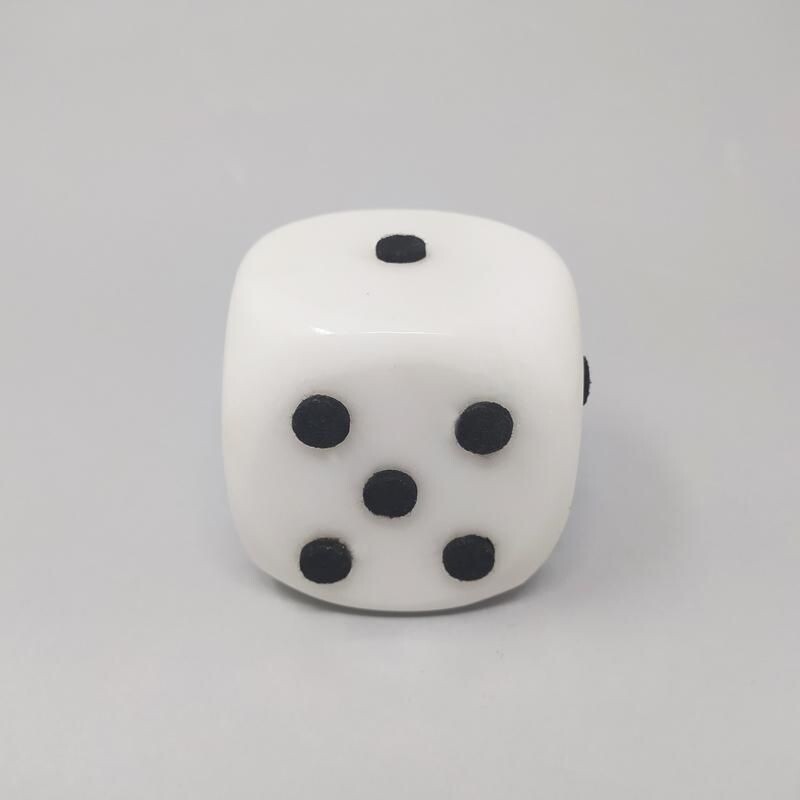 Pair of vintage Marble Dices Italy 1970s