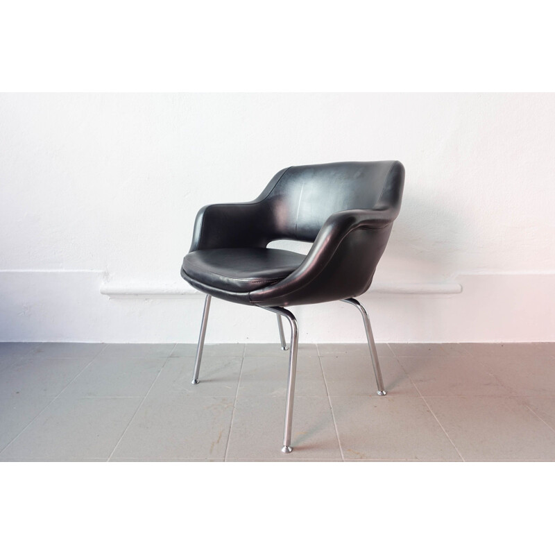 Vintage Olivier Mourgue's Armchair Airborne  Metalúrgica da Longra 1960s