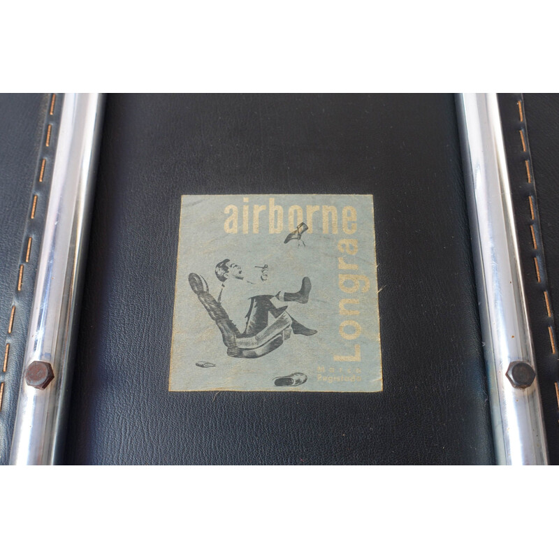 Fauteuil vintage d'Olivier Mourgue Airborne Metalúrgica da Longra 1960