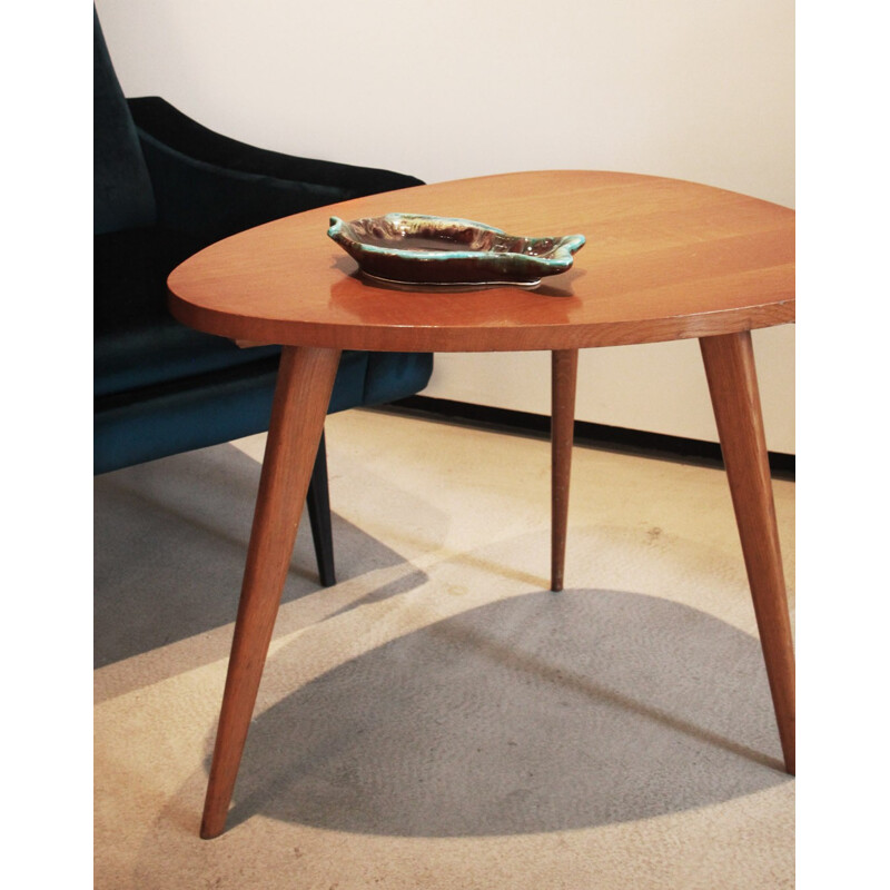 Triangular coffee table - 1950s