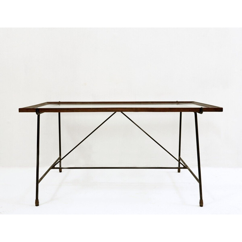 Vintage coffee table by Augusto Bozzi for Saporiti, Italy