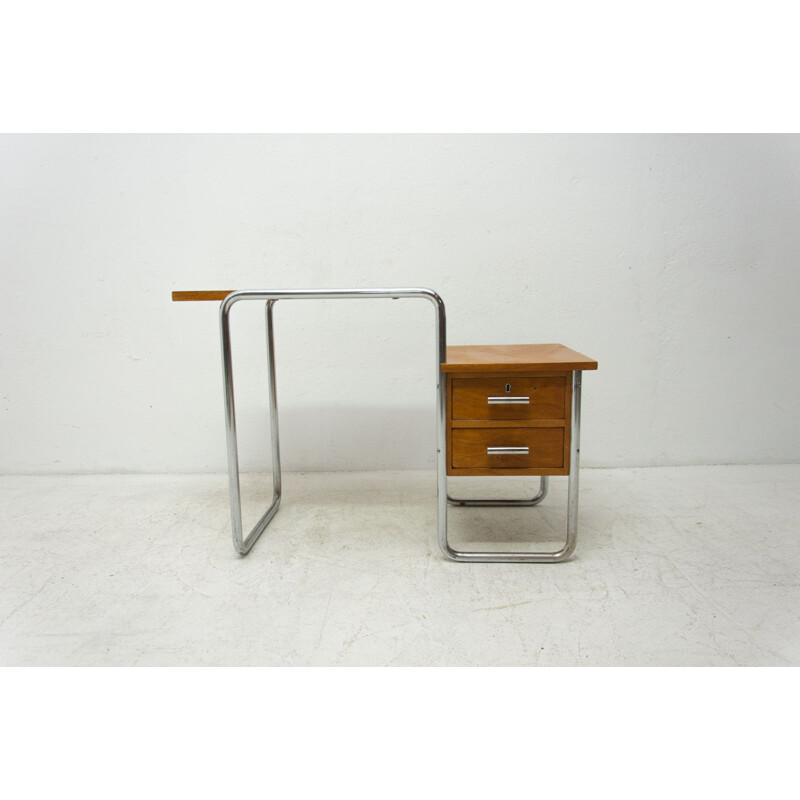 Vintage Children Tubular steel writing desk by Marcel Breuer 1930s