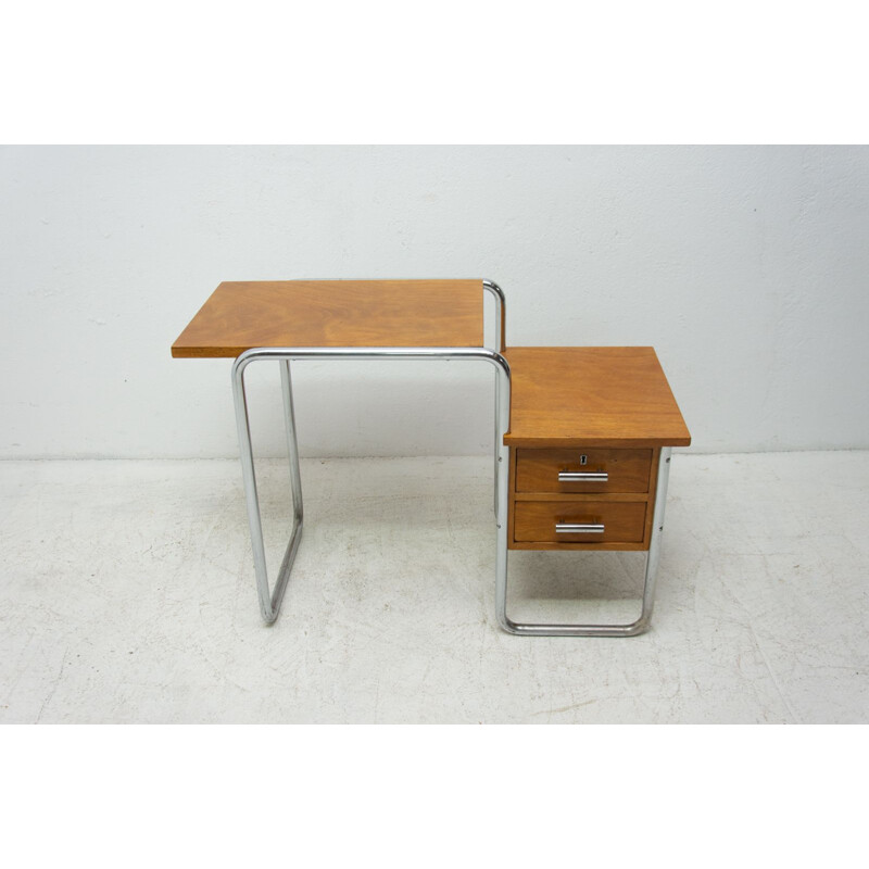 Bureau d'écriture vintage pour enfant en acier tubulaire par Marcel Breuer 1930