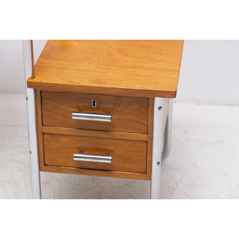 Vintage Children Tubular steel writing desk by Marcel Breuer 1930s