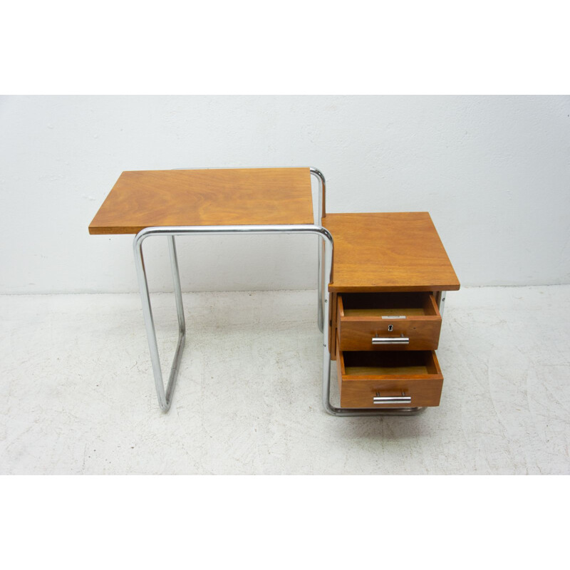 Vintage Children Tubular steel writing desk by Marcel Breuer 1930s