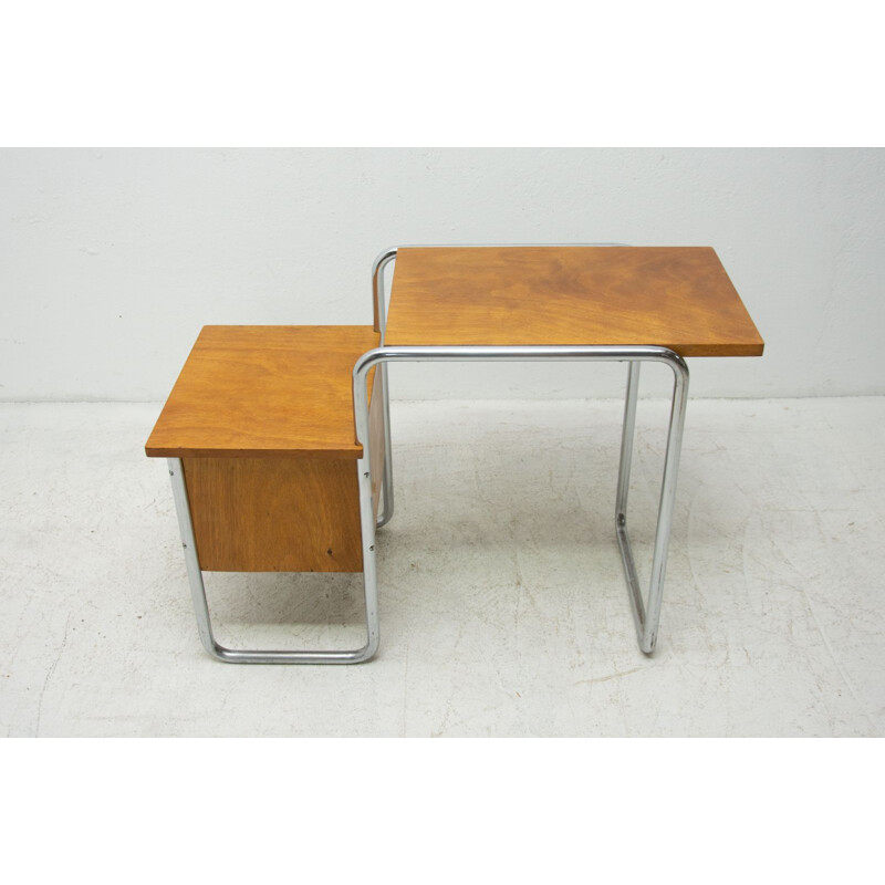 Vintage Children Tubular steel writing desk by Marcel Breuer 1930s