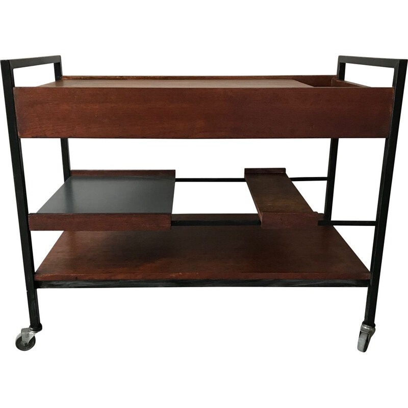 Vintage rolling table by Pierre Guariche 1961s