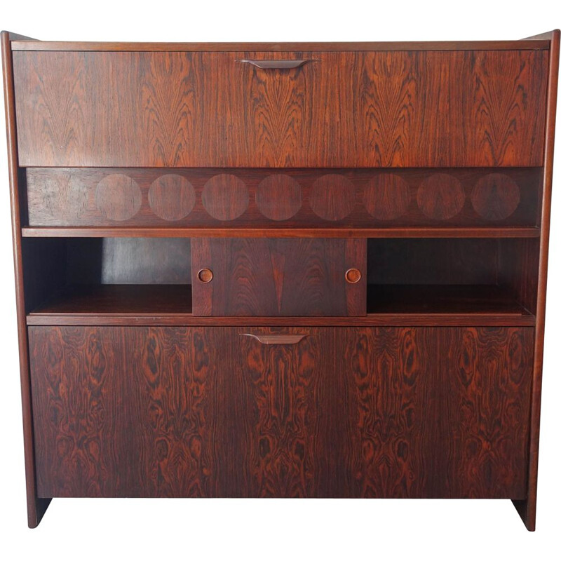 Vintage Rosewood Bar Cabinet by Johannes Andersen for Skaaning & Son 1960s