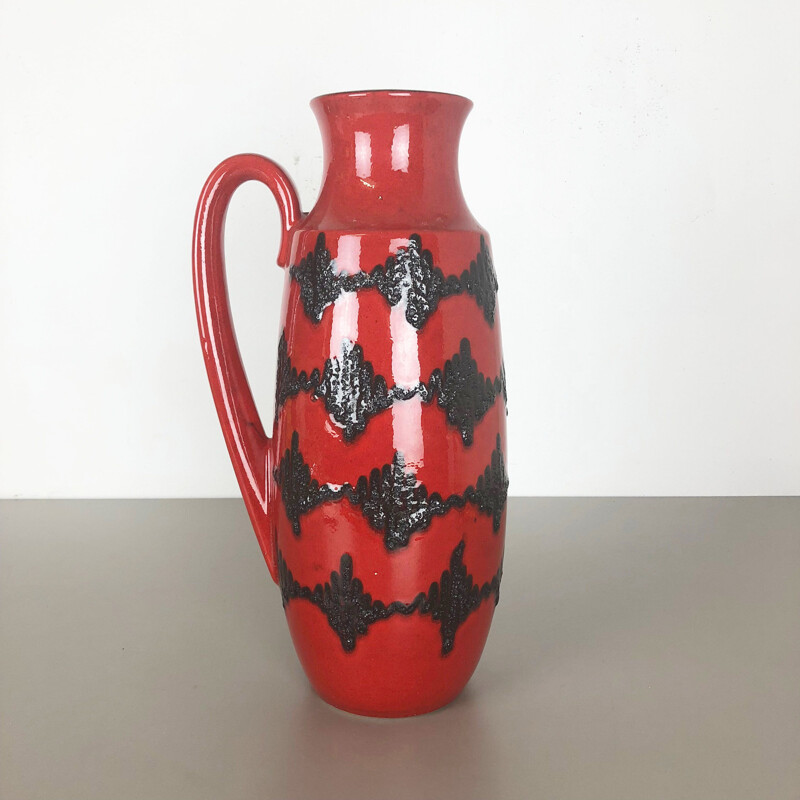 Grand vase vintage Fat Lava Scheurich WGP 1970