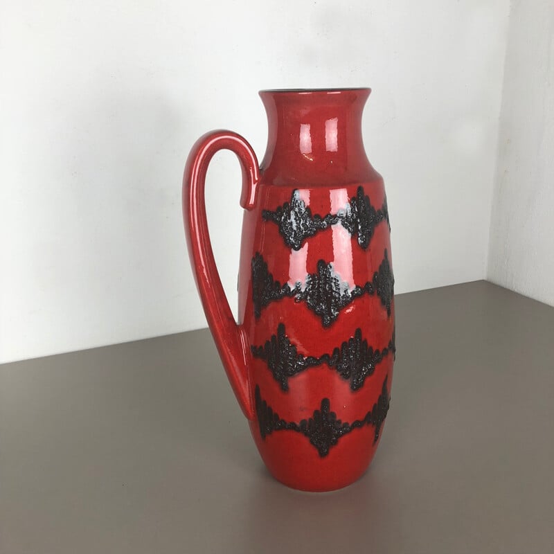 Grand vase vintage Fat Lava Scheurich WGP 1970