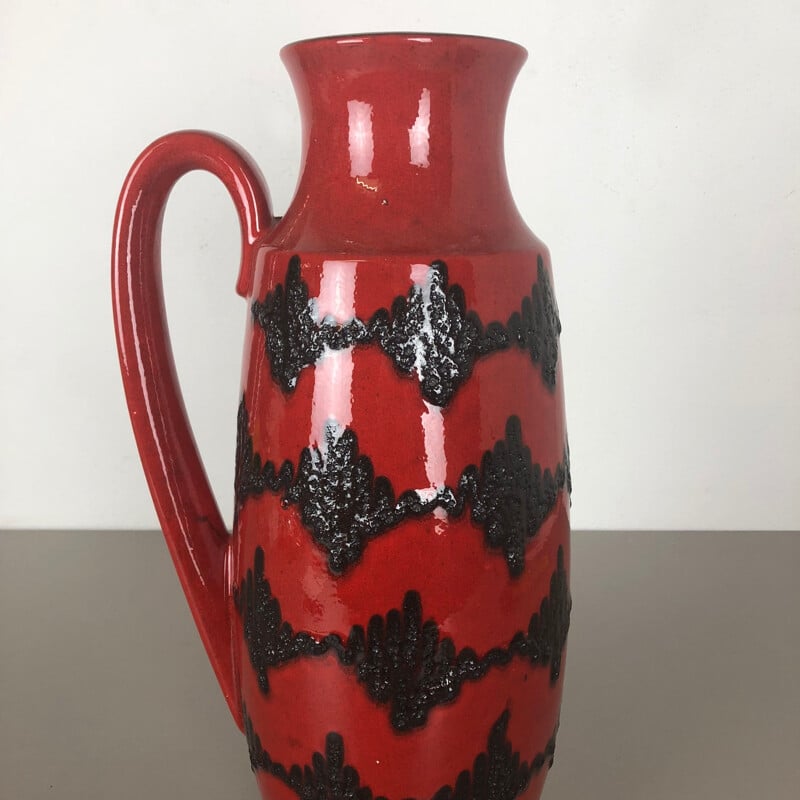 Grand vase vintage Fat Lava Scheurich WGP 1970