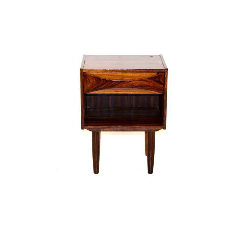 Vintage bedside table in rosewood Denmark 1960s