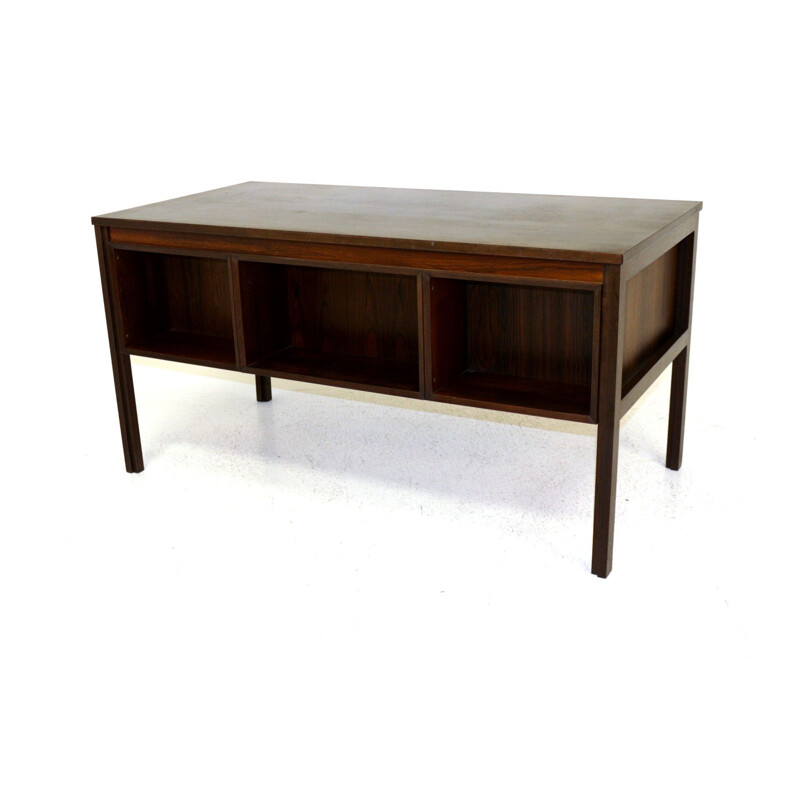 Vintage rosewood desk Sweden 1960s