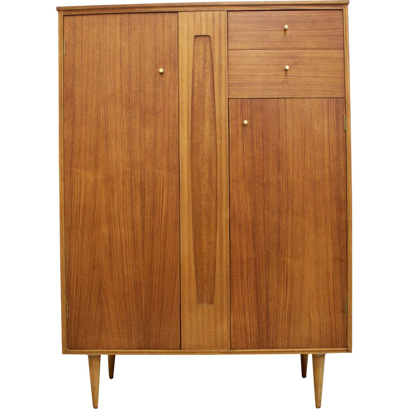 Vintage Teak Compact Wardrobe from White & Newton 1960s