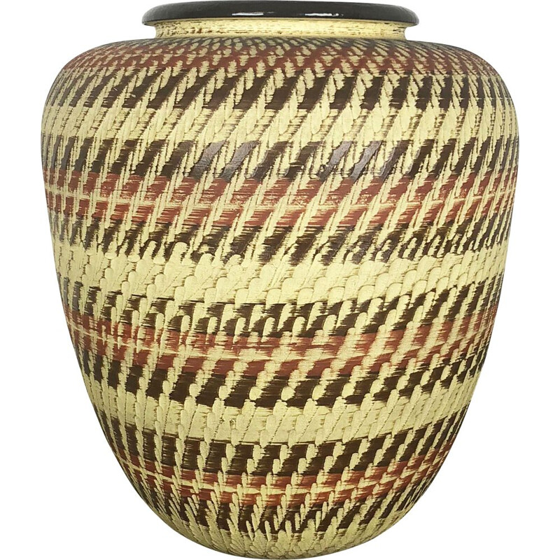 Vintage ceramic floor vase by Dümmler and Breiden, Germany 1950