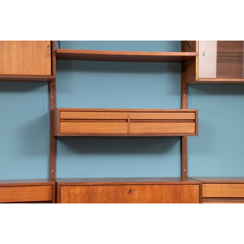 Vintage Poul Cadovius Royal System Teak Bookshelf Denmark 1960s