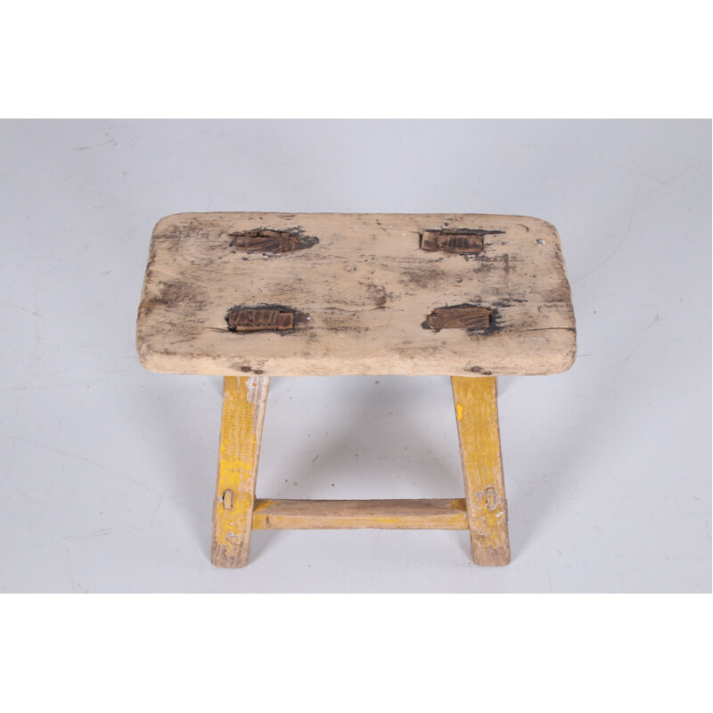 Vintage milking stool Scandinavia 1950s