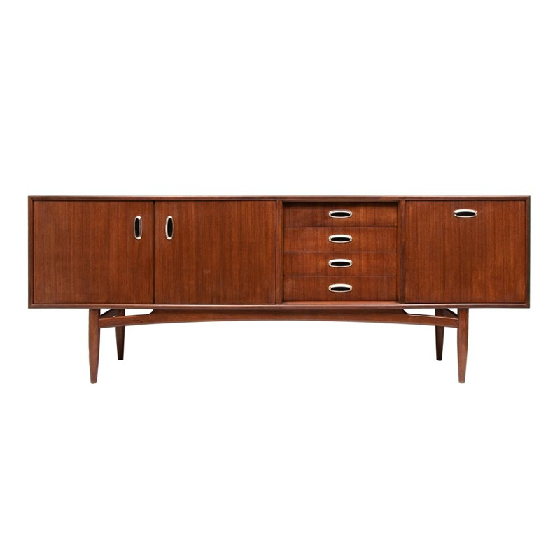 Vintage G-Plan Teak & Tola Sideboard by Victor Wilkins British 1960s