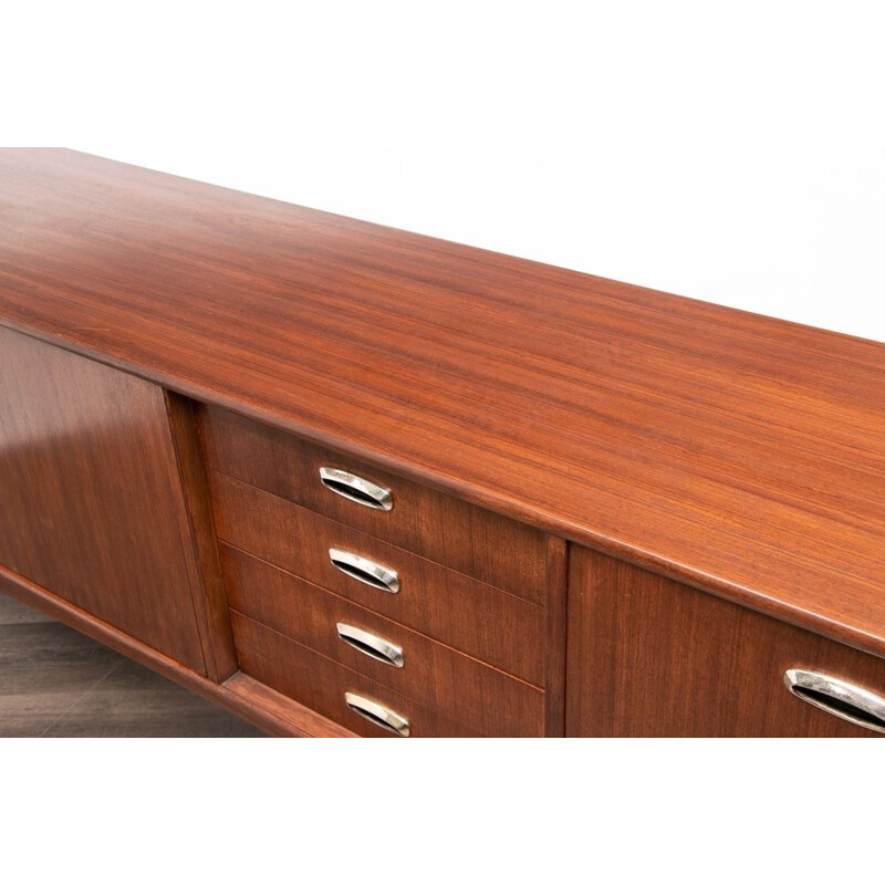 Vintage G-Plan Teak & Tola Sideboard by Victor Wilkins British 1960s