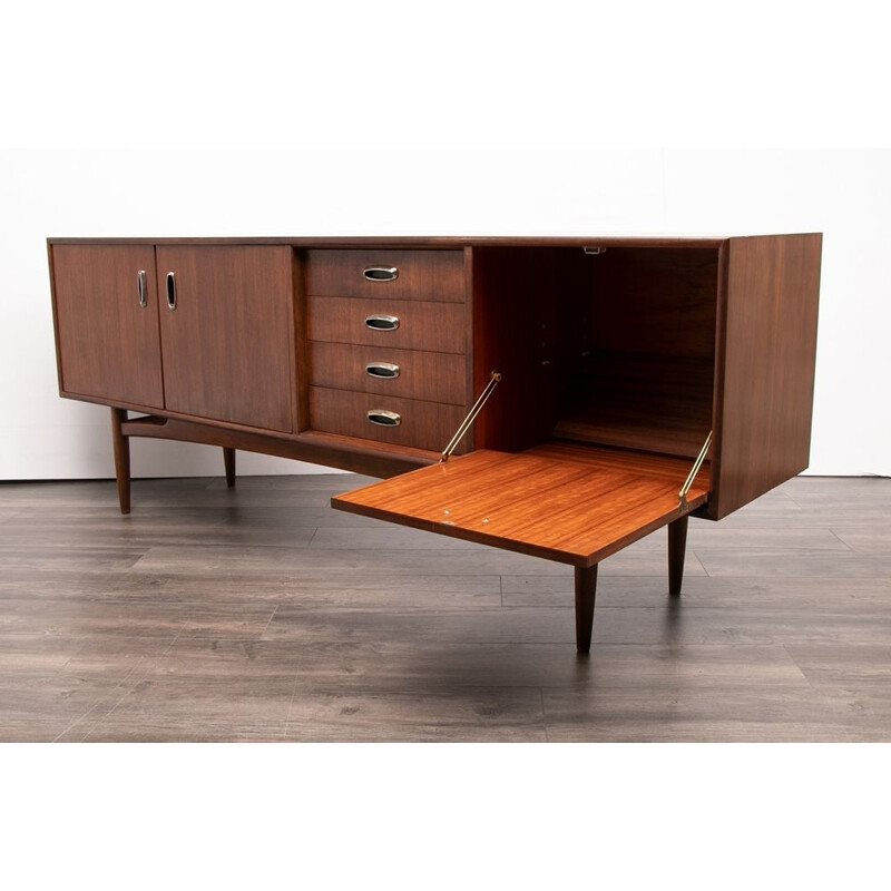 Vintage G-Plan Teak & Tola Sideboard by Victor Wilkins British 1960s