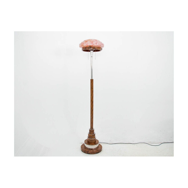 Vintage Art Deco Standing Lamp Poland 1960s