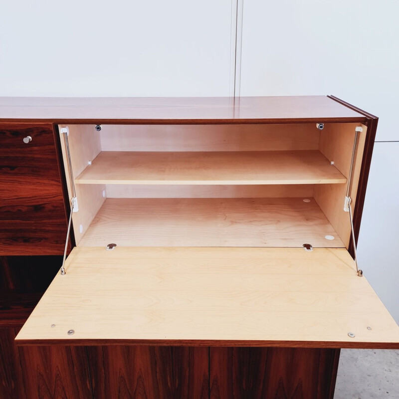 Raised vintage sideboard with rosewood veneur