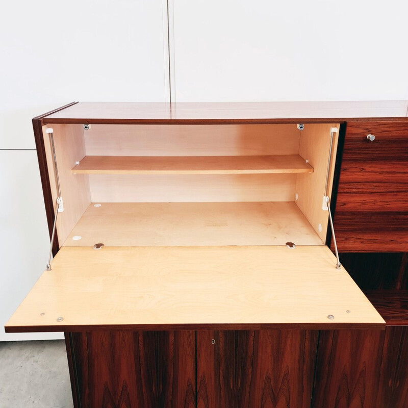 Raised vintage sideboard with rosewood veneur