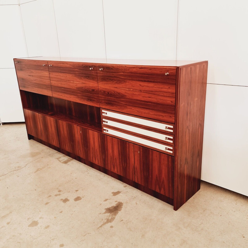 Raised vintage sideboard with rosewood veneur