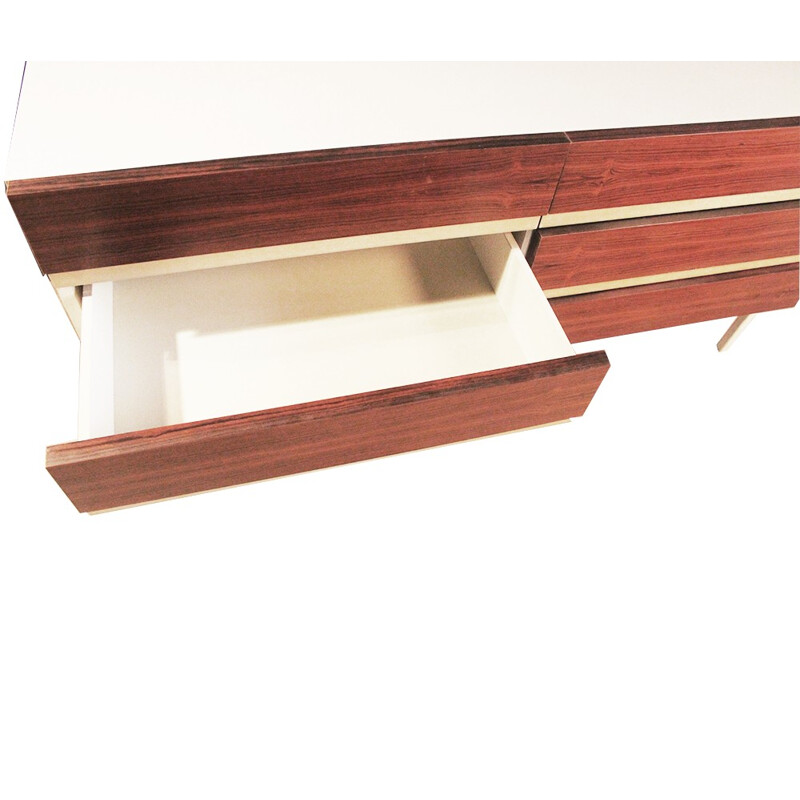 Interlubke mid-century white chest of drawers - 1960s