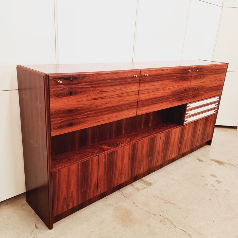 Raised vintage sideboard with rosewood veneur