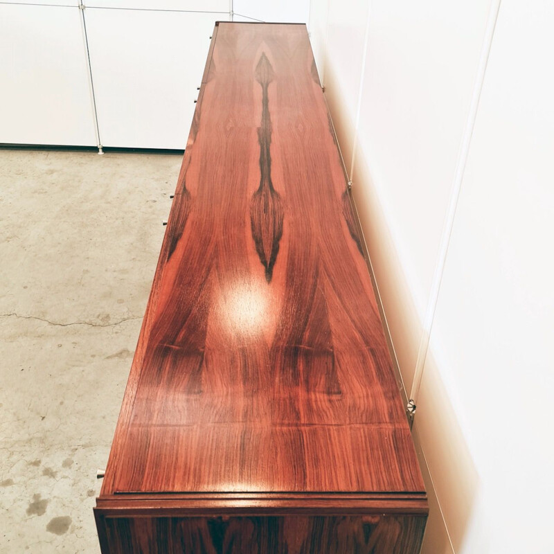 Raised vintage sideboard with rosewood veneur
