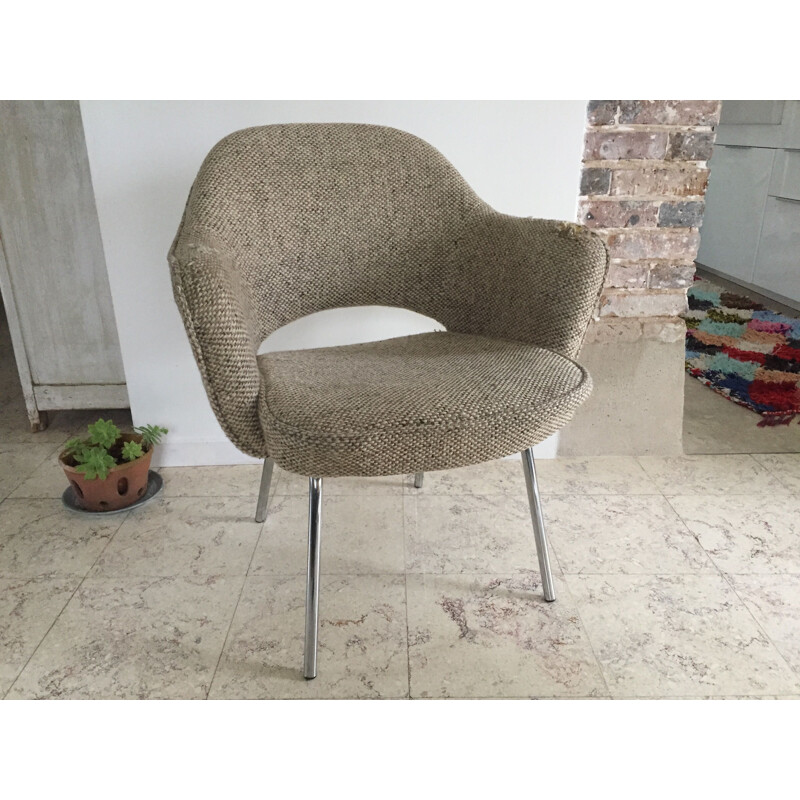 Vintage Conference Armchair by Knoll 1970s