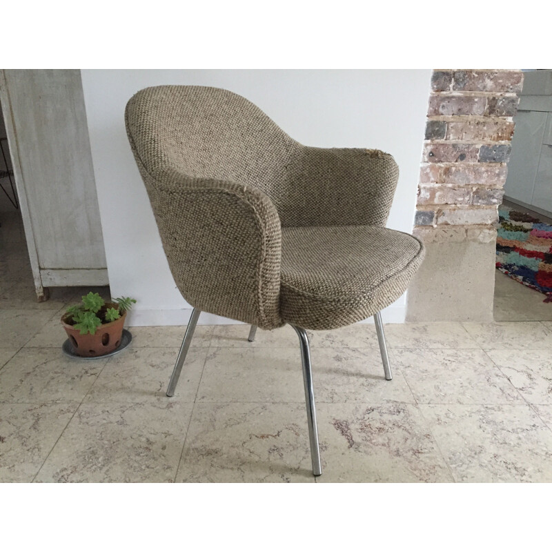 Vintage Conference Armchair by Knoll 1970s