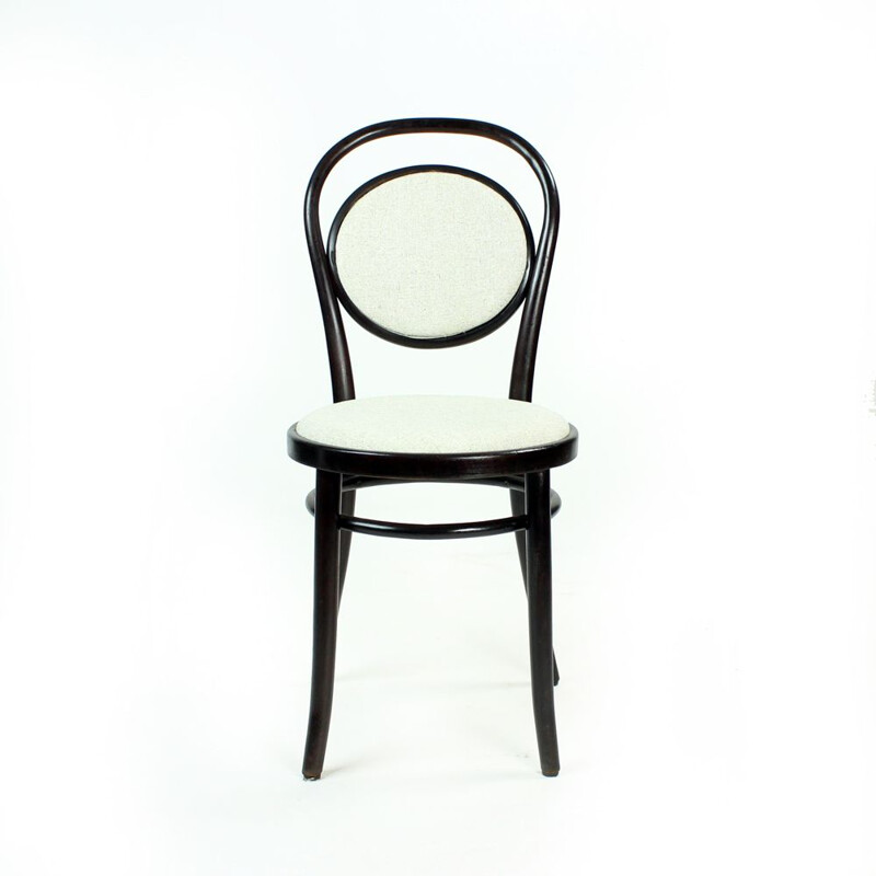 Set van 6 vintage Roemeense gebogen houten stoelen Thonet 1940