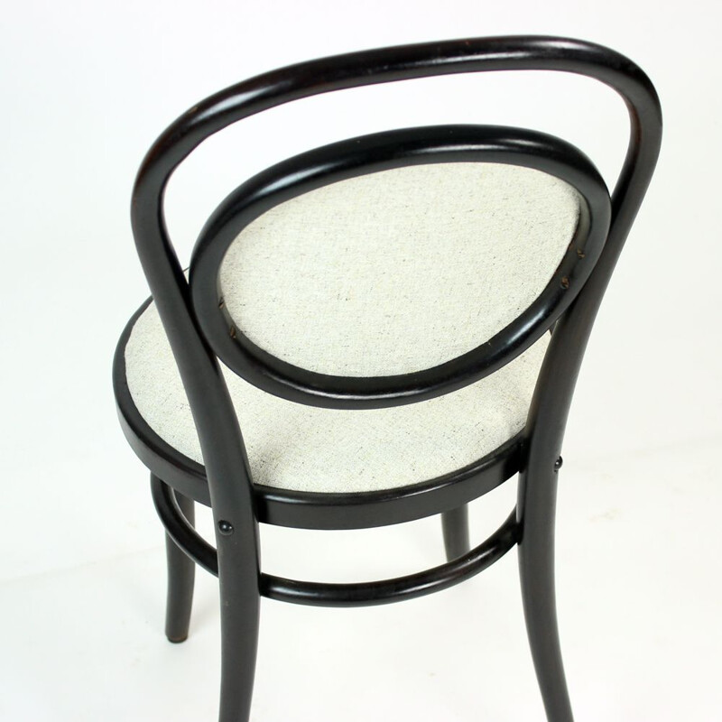 Conjunto de 6 cadeiras de madeira dobrada romena Thonet 1940