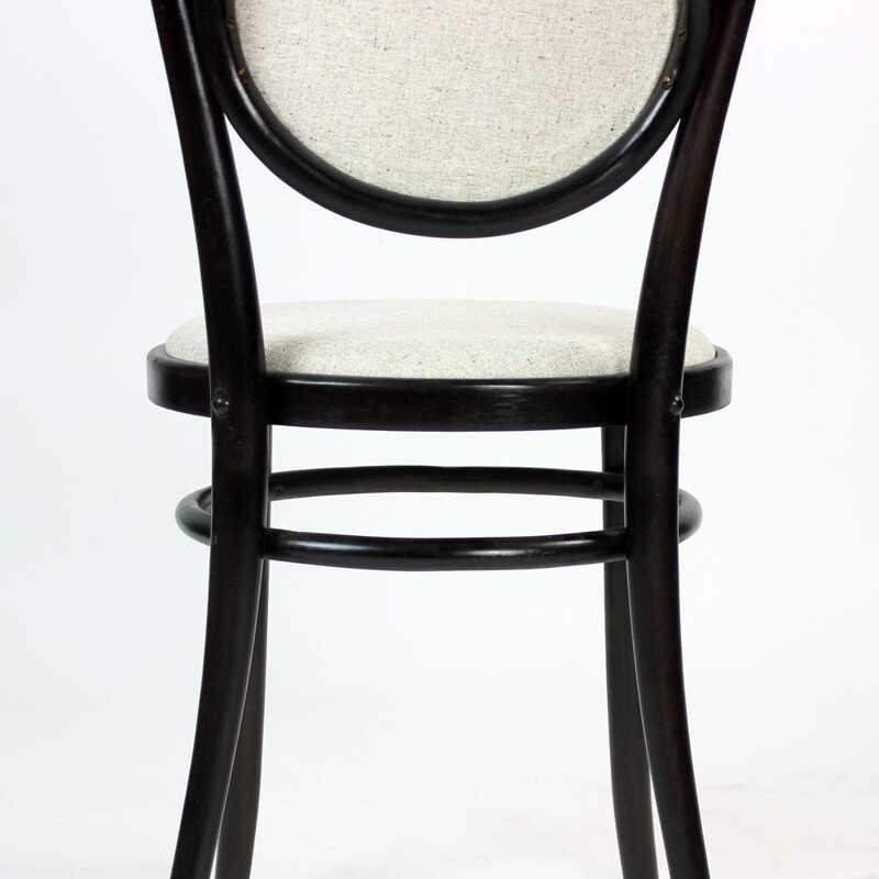 Conjunto de 6 cadeiras de madeira dobrada romena Thonet 1940