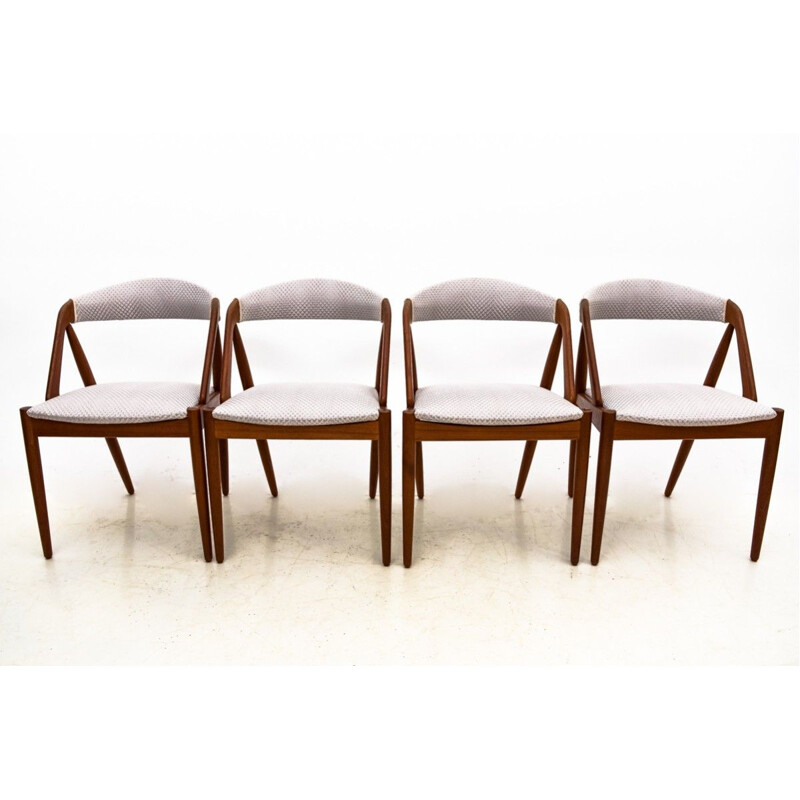 Set of 4 Vintage Chairs by Kai Kristiansen Denmark 1960s