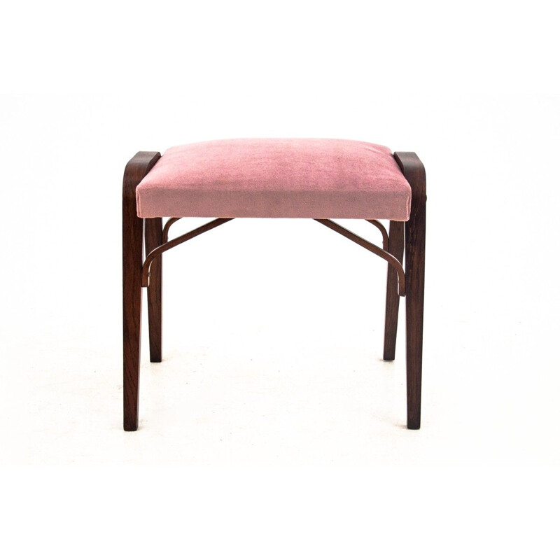 Vintage pink stool 1960s