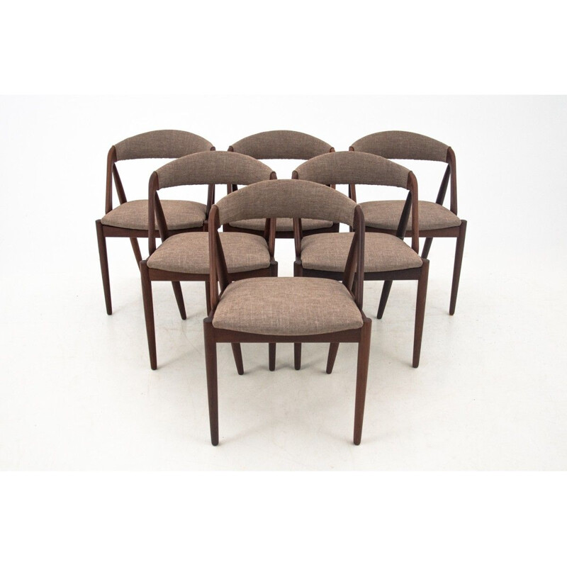 Set of 6 vintage chairs by Kai Kristiansen 1960s