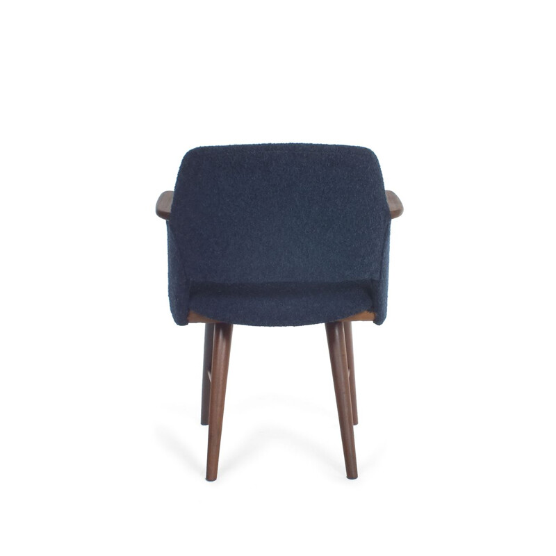 Pair of vintage dark blue Pastoe chairs by Cees Braakman