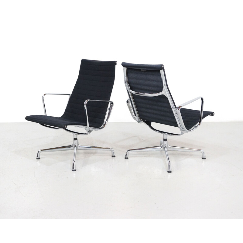 Pair of vintage Eames lounge chair by Vitra 1956s