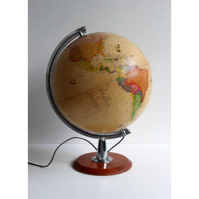 Large vintage globe Tecnodidattica