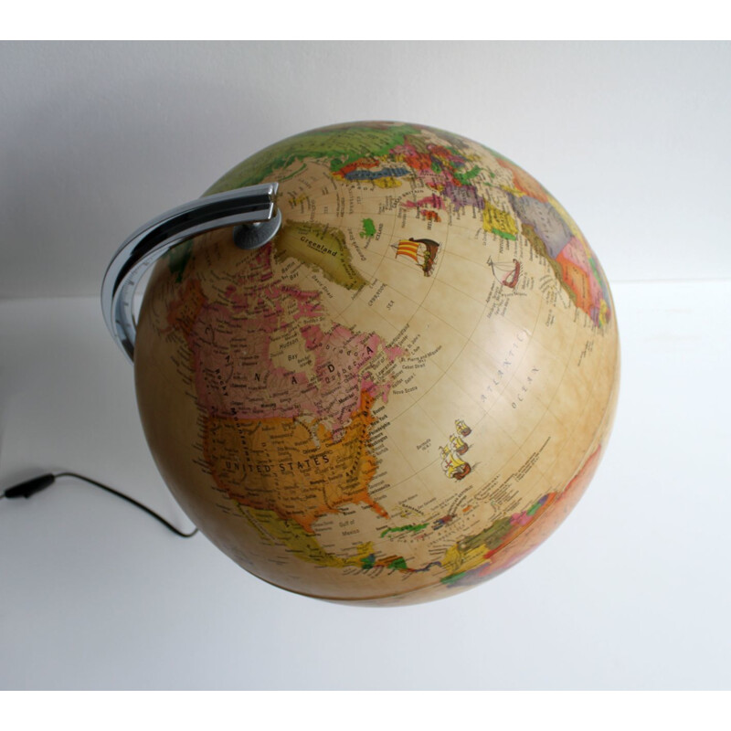 Grand globe vintage terrrestre Tecnodidattica