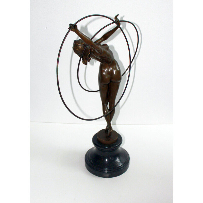 Vintage bronze statue