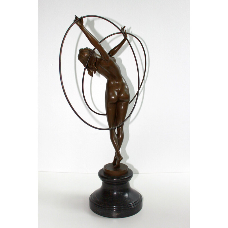 Statue vintage en bronze