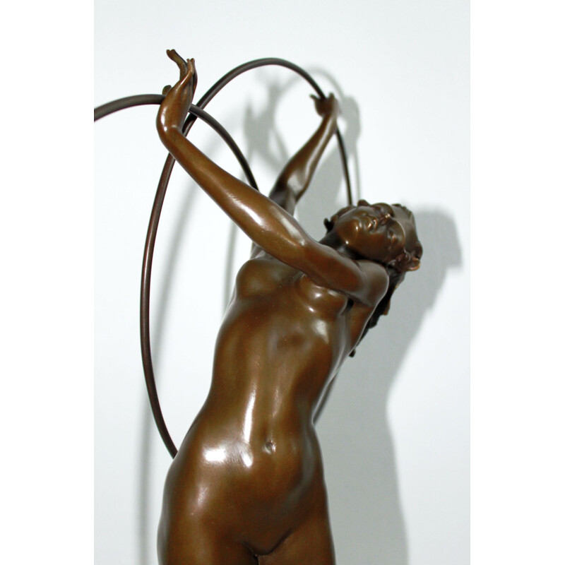 Vintage bronze statue