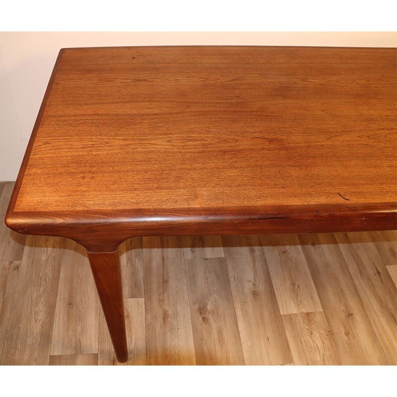 Vintage extensible table by Johannes Andersen scandinavian 1960s