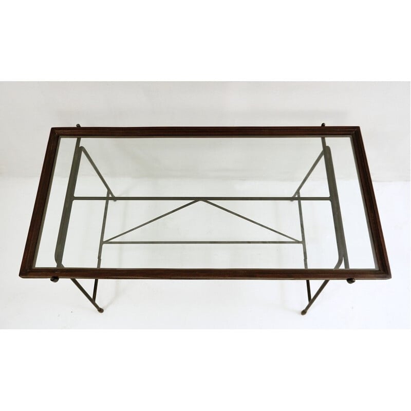 Vintage coffee table by Augusto Bozzi for Saporiti Italy